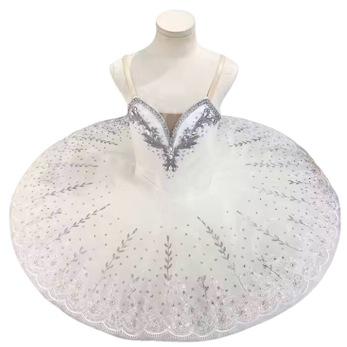 White Lace Fairy Ballet Tutu - Image 3